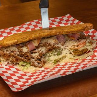 Shredded Beef Patacones