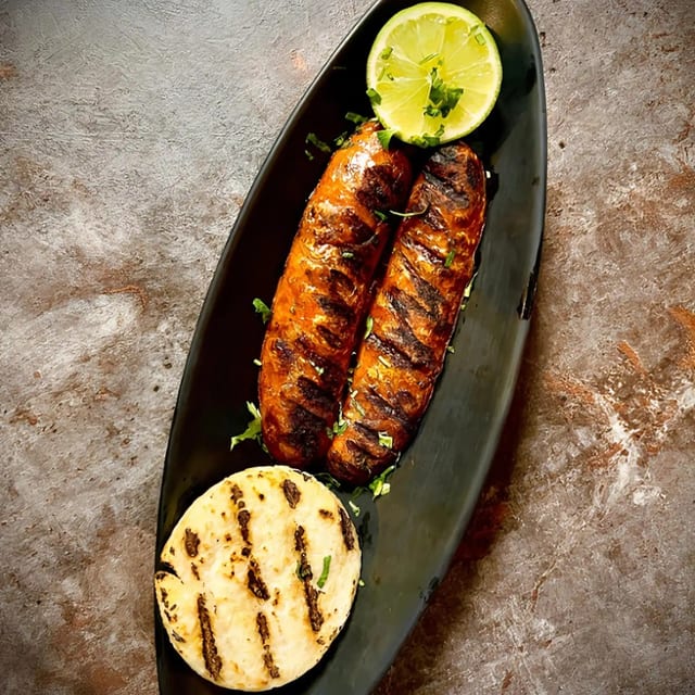 Arepita Con Chorizo.